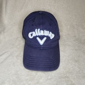 Callaway Golf Men’s Navy Blue Cotton Twill Hat Cap PROFESSIONAL STAFF